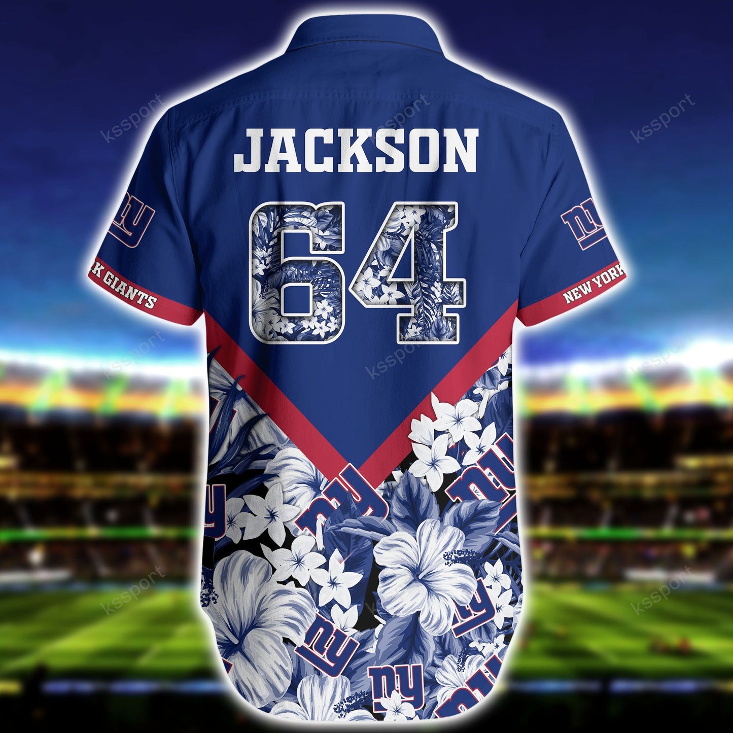 New York Giants Personalized Shirt and Shorts BG291
