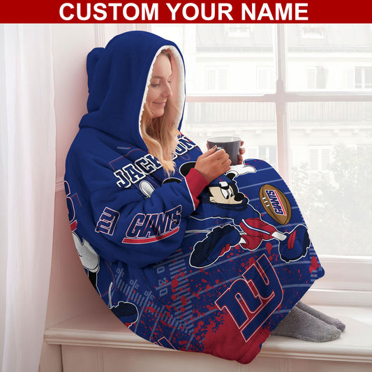 New York Giants Personalized Snug Hoodie BG33
