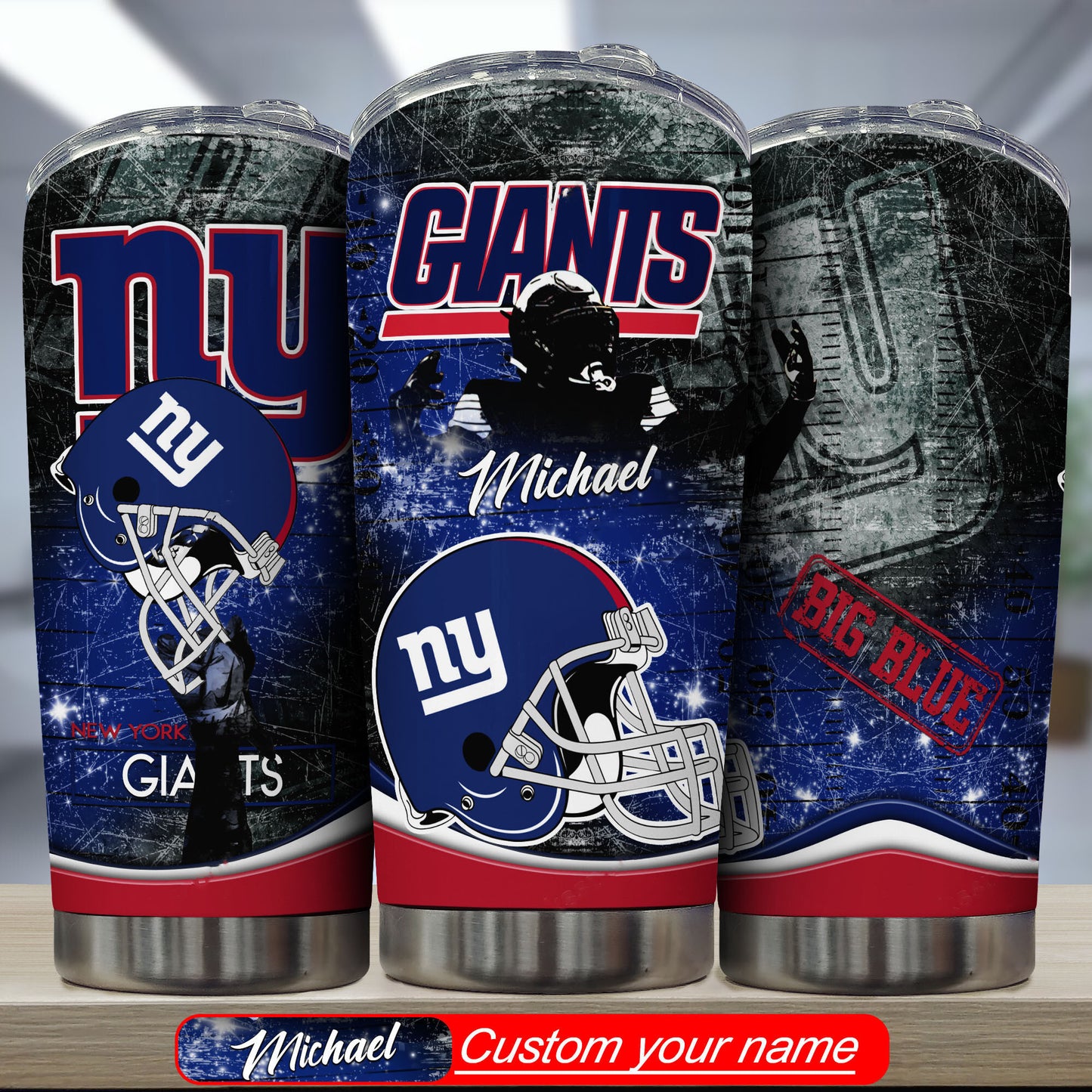 New York Giants Personalized Tumbler BG332
