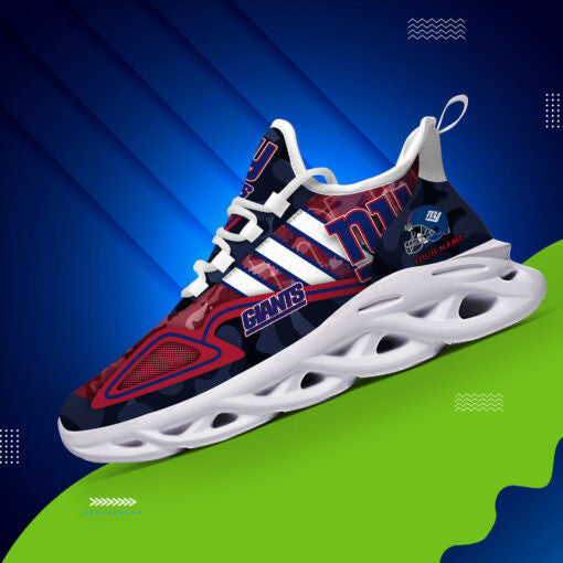 New York Giants Personalized Yezy Running Sneakers BB252