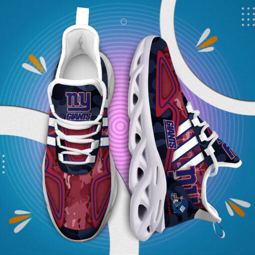 New York Giants Personalized Yezy Running Sneakers BB252