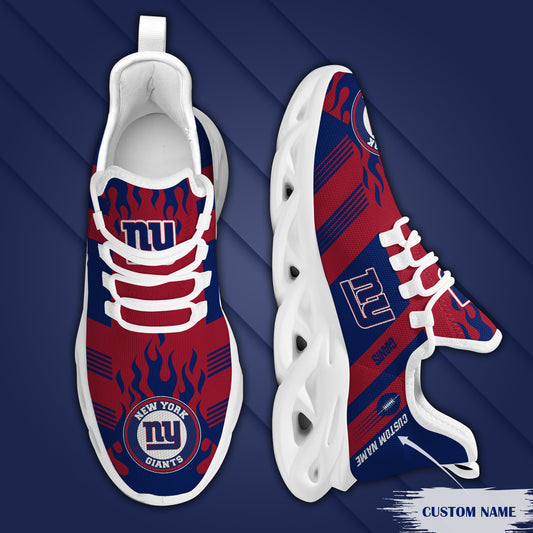 New York Giants Personalized Yezy Running Sneakers BB586