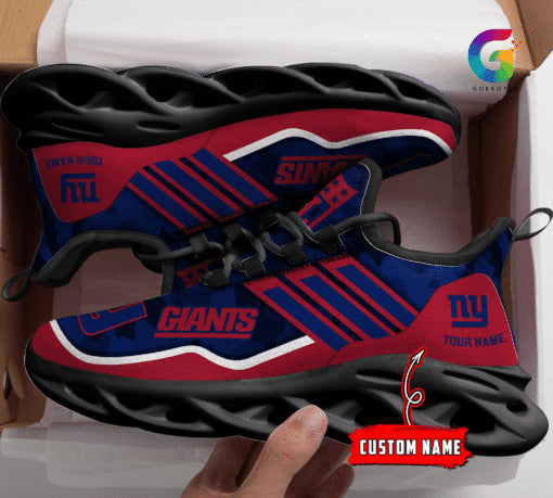 New York Giants Personalized Yezy Running Sneakers BG310