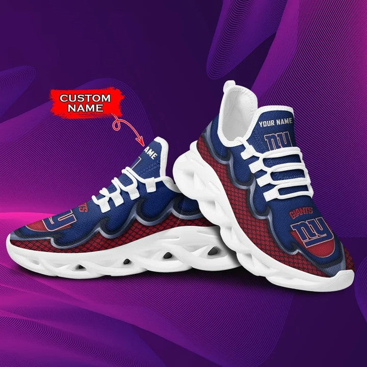 New York Giants Personalized Yezy Running Sneakers BG395