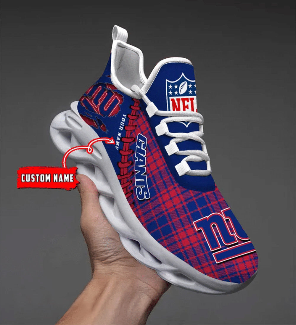 New York Giants Personalized Yezy Running Sneakers SPD298