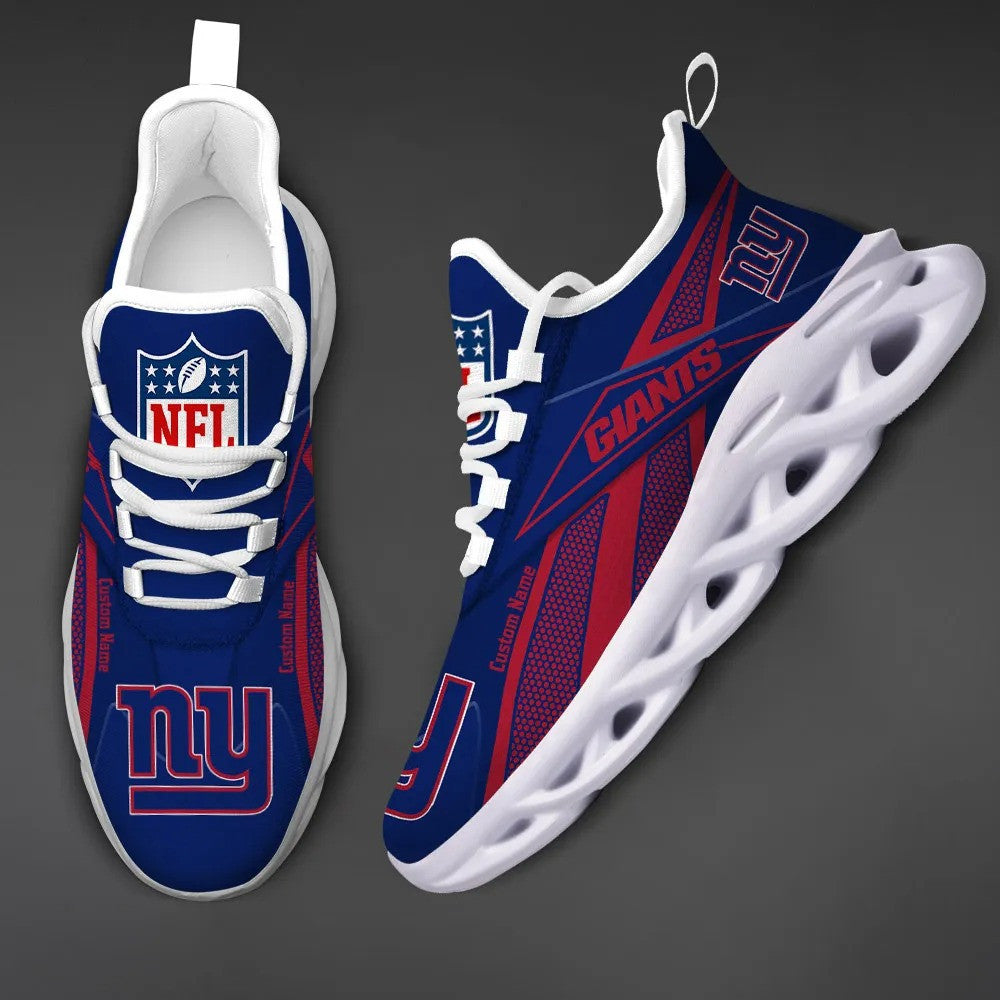 New York Giants Personalized Yezy Running Sneakers SPD536