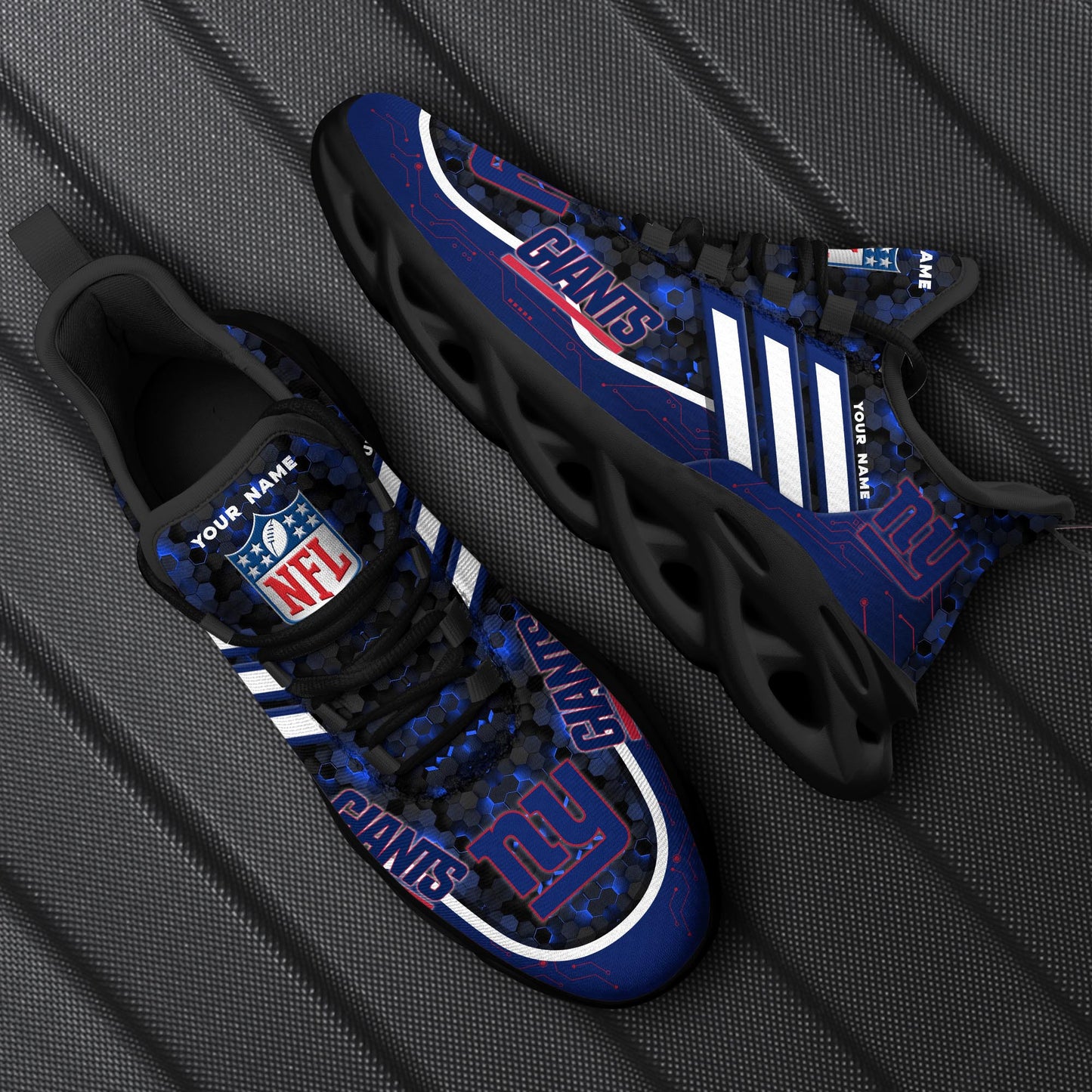New York Giants Personalized Yezy Running Sneakers SPD662