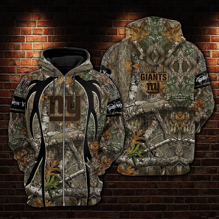 New York Giants Realtree Hunting Camo Limited Hoodie S574