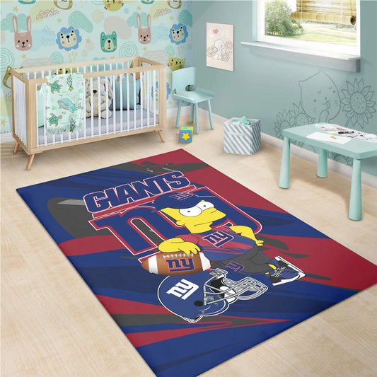 New York Giants Rectangle Rug 74