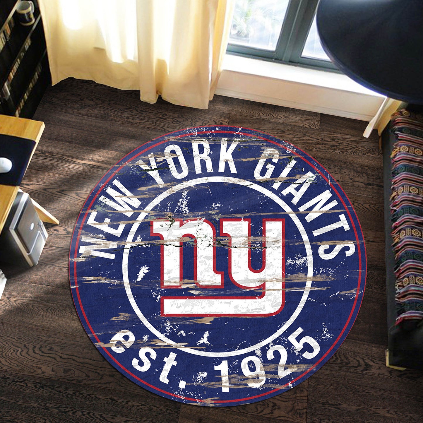 New York Giants Round Rug 182