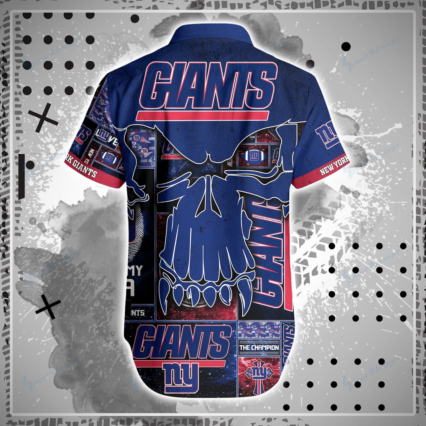 New York Giants Shirt and Shorts BG78