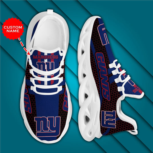 New York Giants Shoes Clunky Sneakers Luxury NFL Custom name