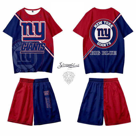 New York Giants T-shirt and Shorts BG156