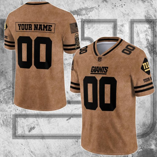 New York Giants Personalized V-neck Football Jersey Sport Gifts For Fan AZCVFJ088