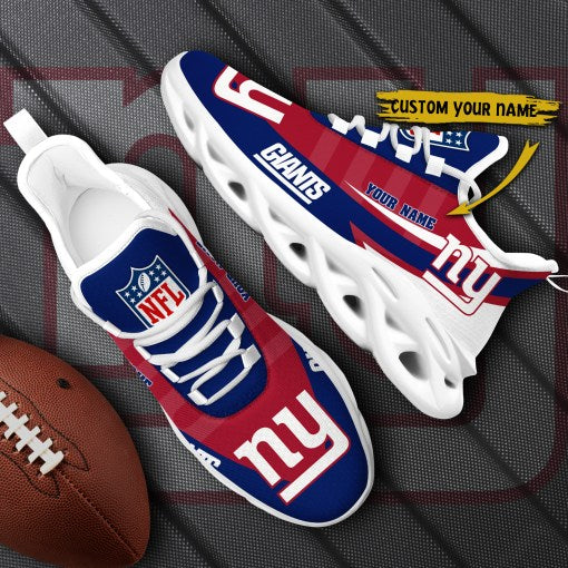 New York Giants Personalized Yezy Running Sneakers SPDMS807