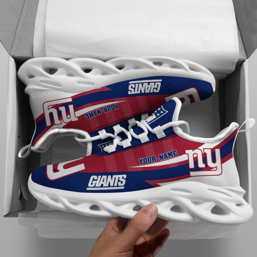 New York Giants Personalized Yezy Running Sneakers SPDMS807