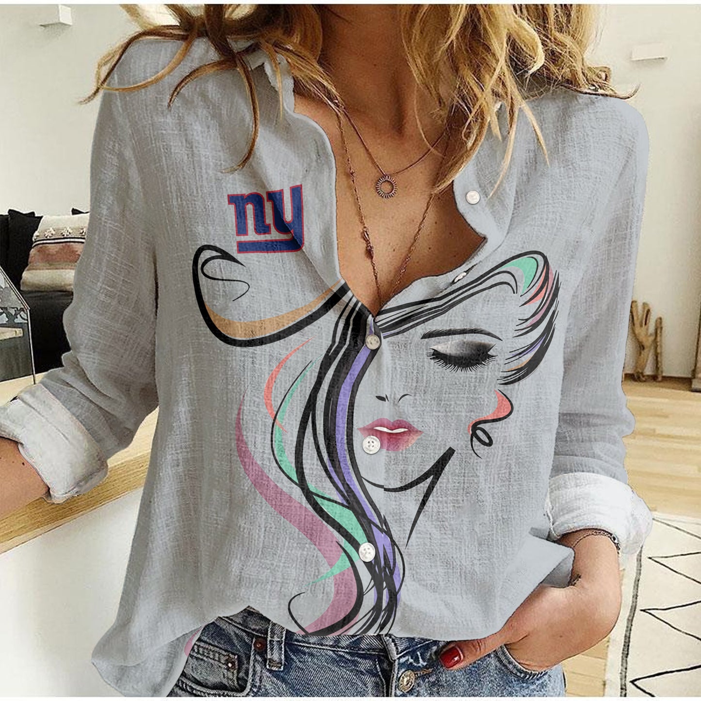 New York Giants Woman Shirt BG41