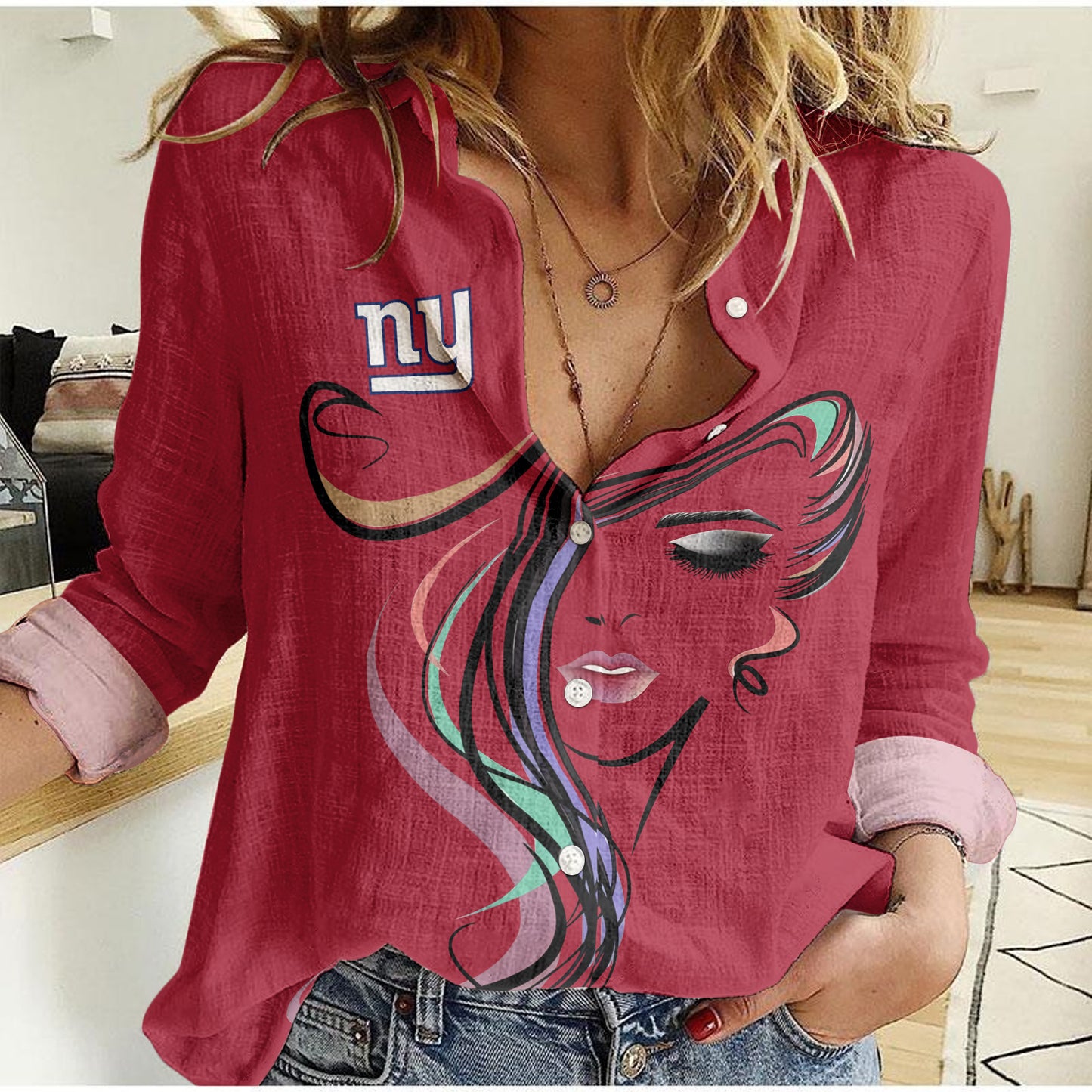 New York Giants Woman Shirt BG41