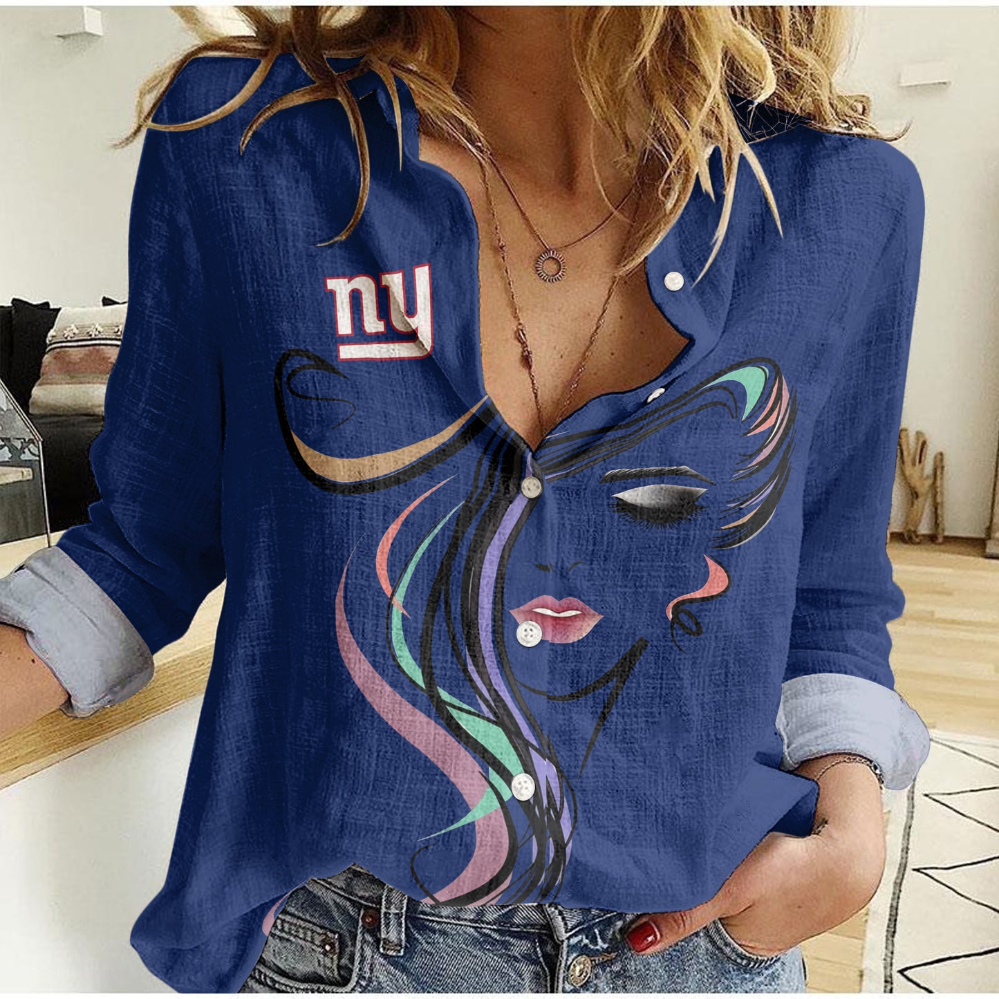 New York Giants Woman Shirt BG41