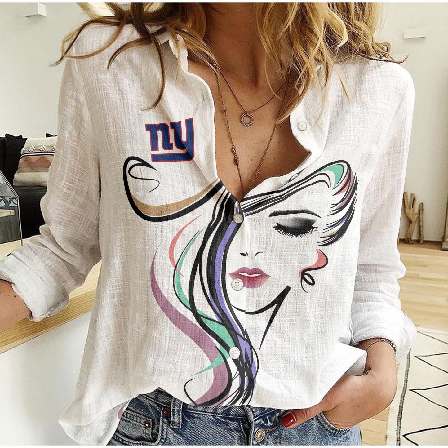 New York Giants Woman Shirt BG41