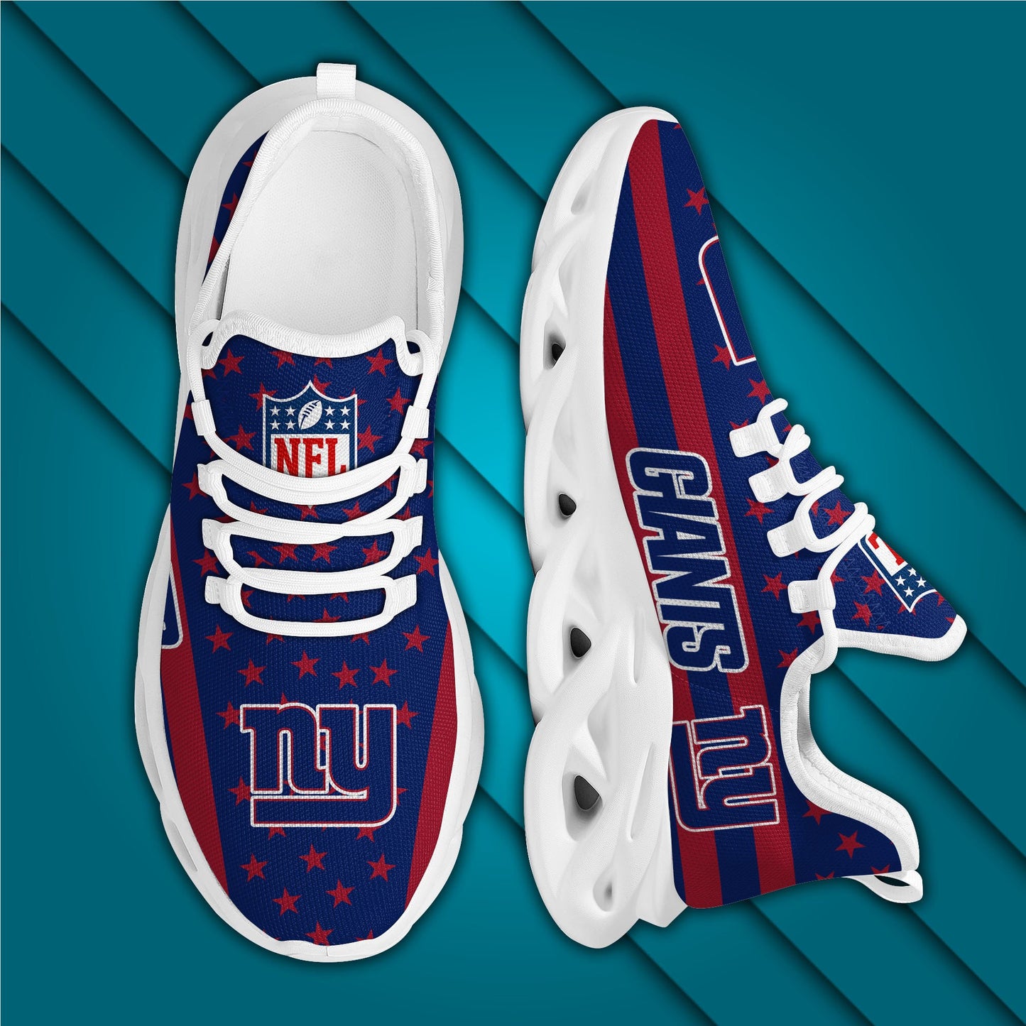 New York Giants Yezy Running Sneakers 42
