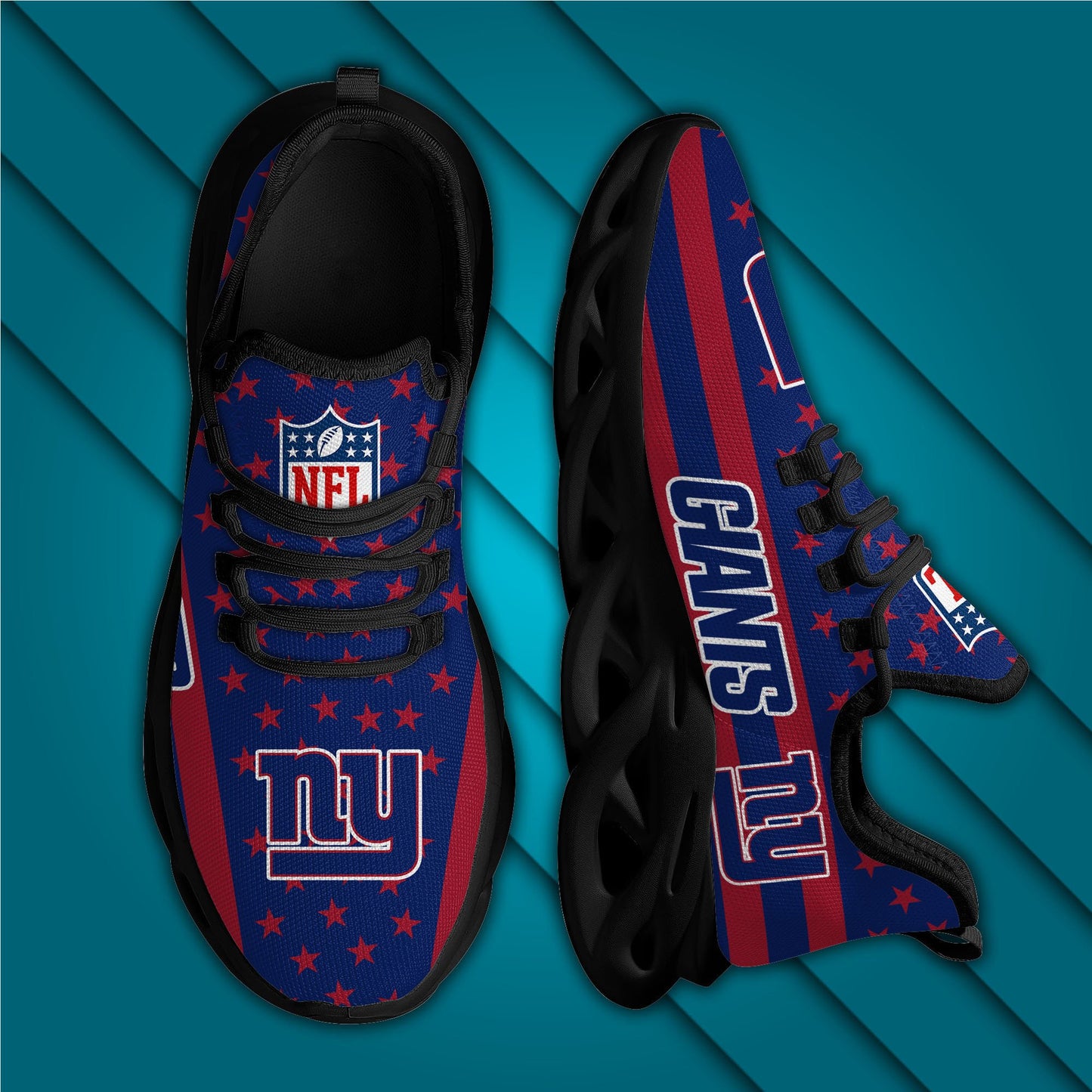 New York Giants Yezy Running Sneakers 42