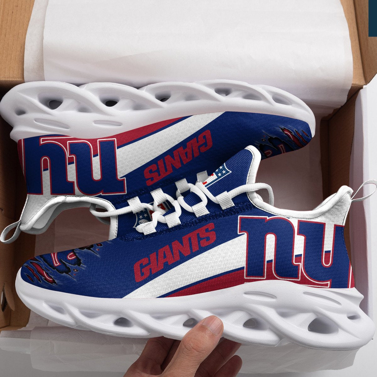 New York Giants Yezy Running Sneakers 958