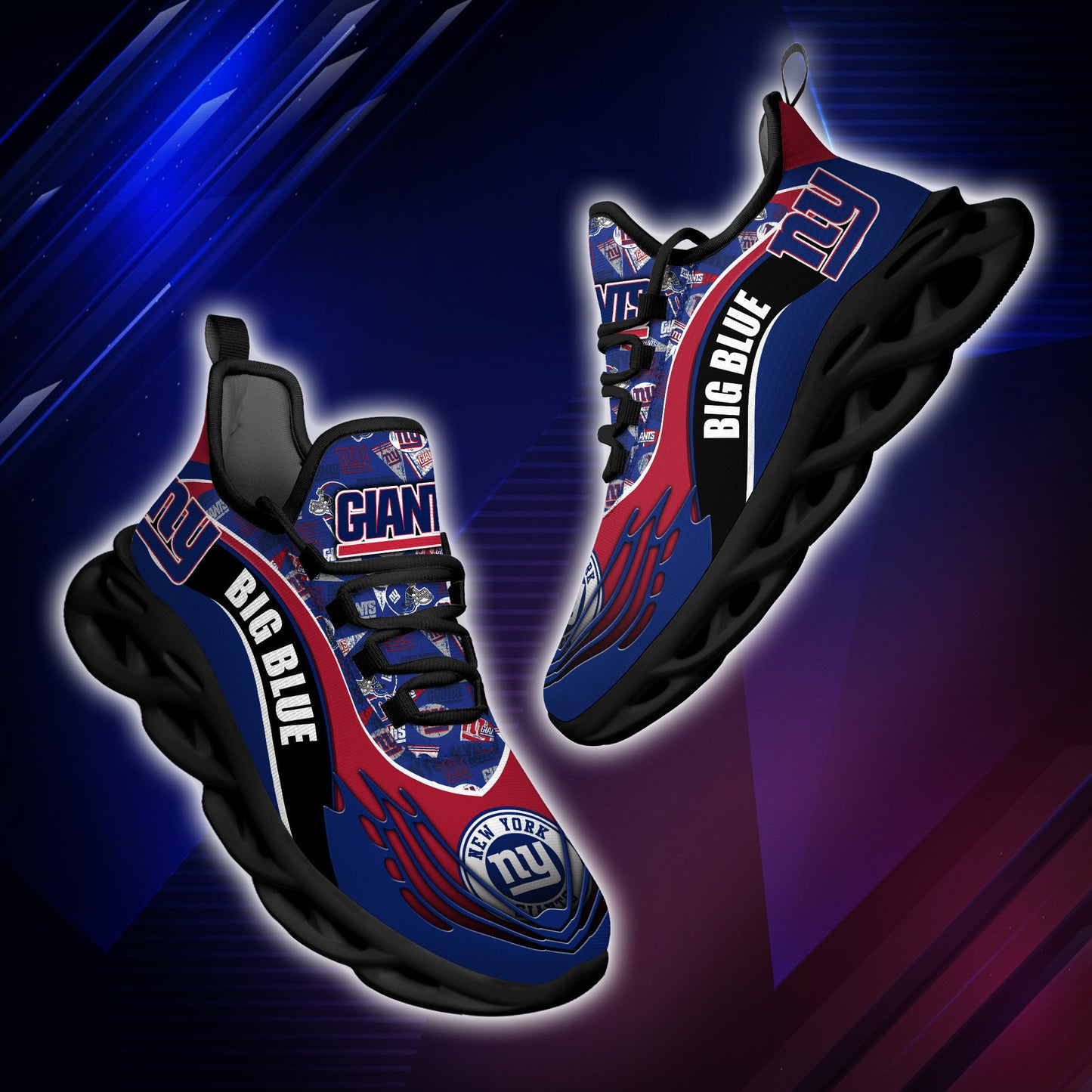 New York Giants Yezy Running Sneakers BB195
