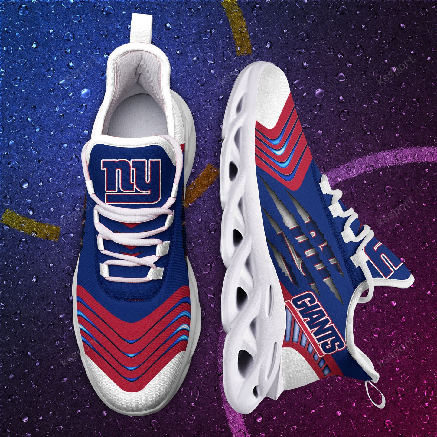 New York Giants Yezy Running Sneakers BB416