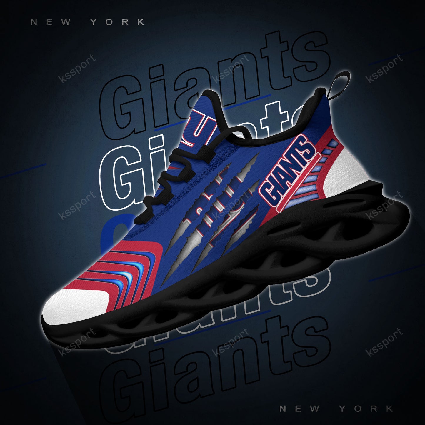 New York Giants Yezy Running Sneakers BB416
