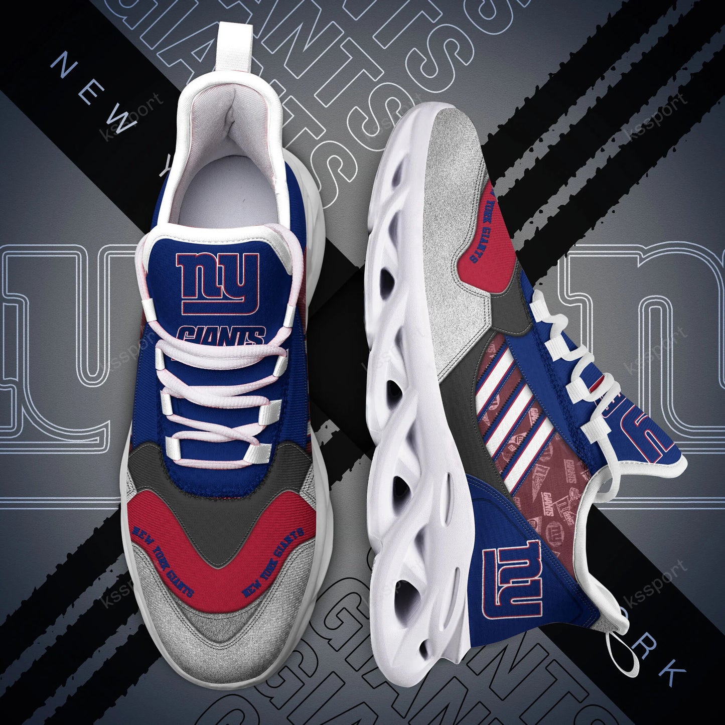 New York Giants Yezy Running Sneakers BG747