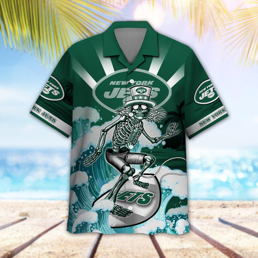 New York Jets Button Shirt BG843