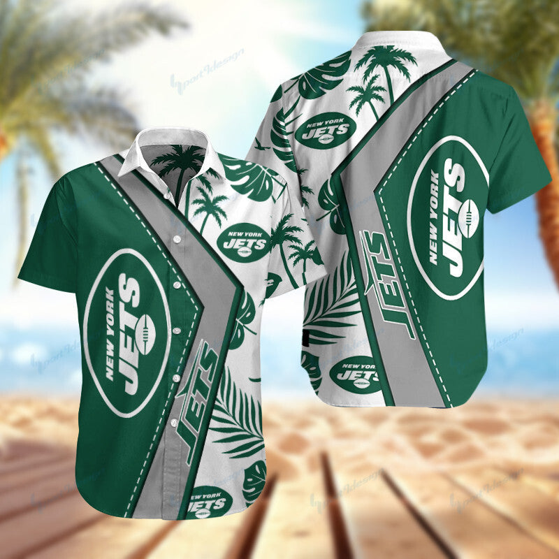 New York Jets Button Shirt BG963