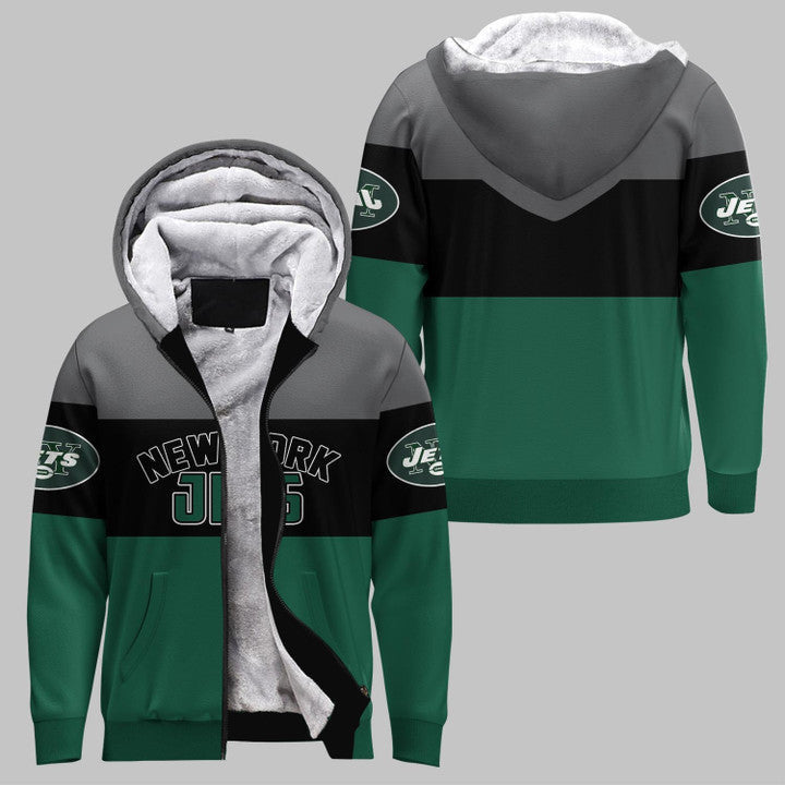 New York Jets Extreme Fleece 3D Hoodie