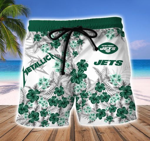 New York Jets Hawaii Shirt & Shorts BG342