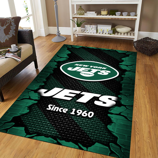 New York Jets Rectangle Rug BGRERUG146
