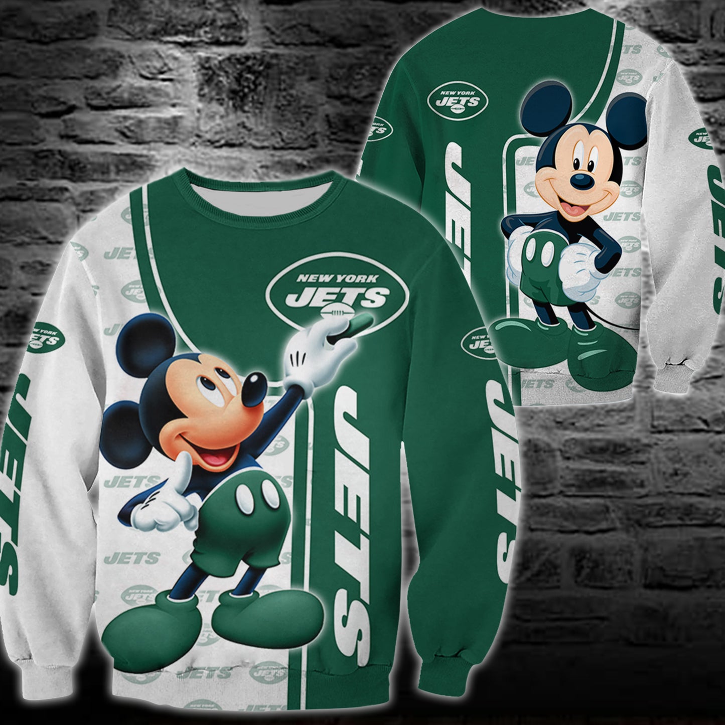 New York Jets Mickey All Over Printed 117