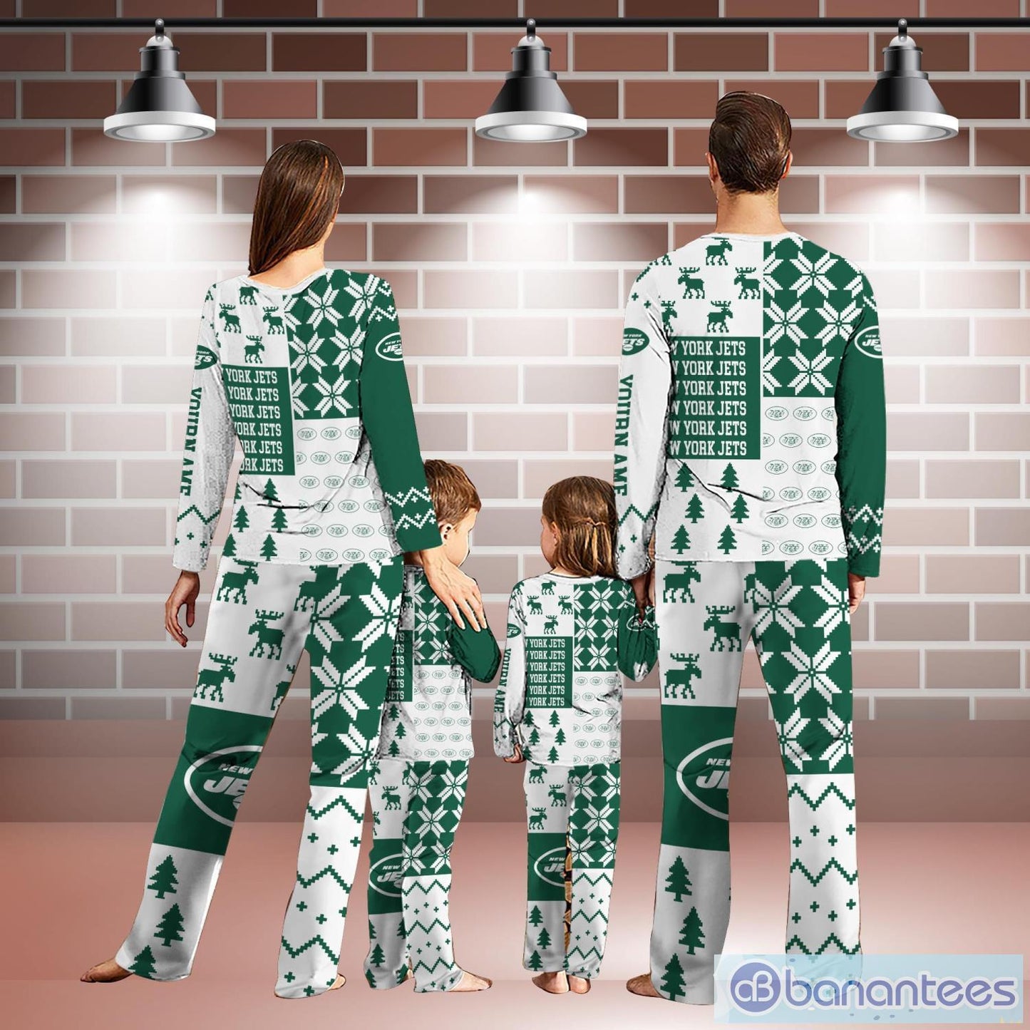 New York Jets Pajamas Christmas Gift For Family AZCPYZAM121