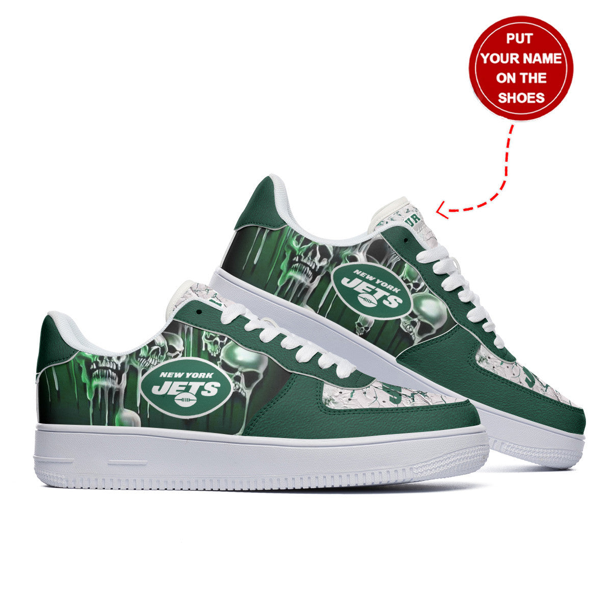 New York Jets Personalized AF1 Shoes BG190