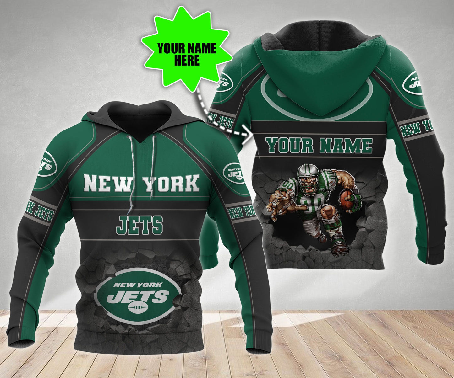 New York Jets Personalized All Over Printed 561