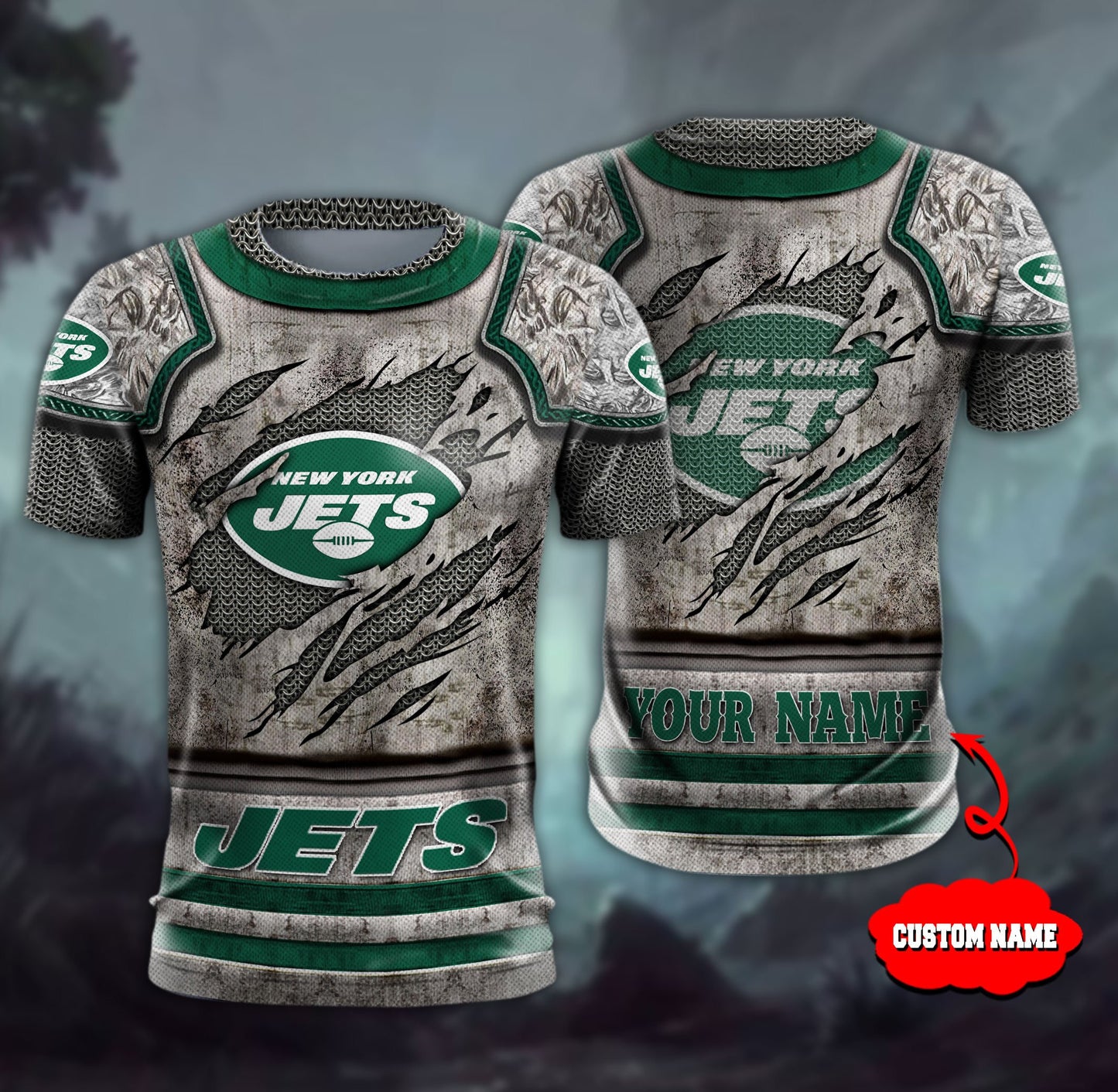 New York Jets Personalized All Over Printed 599