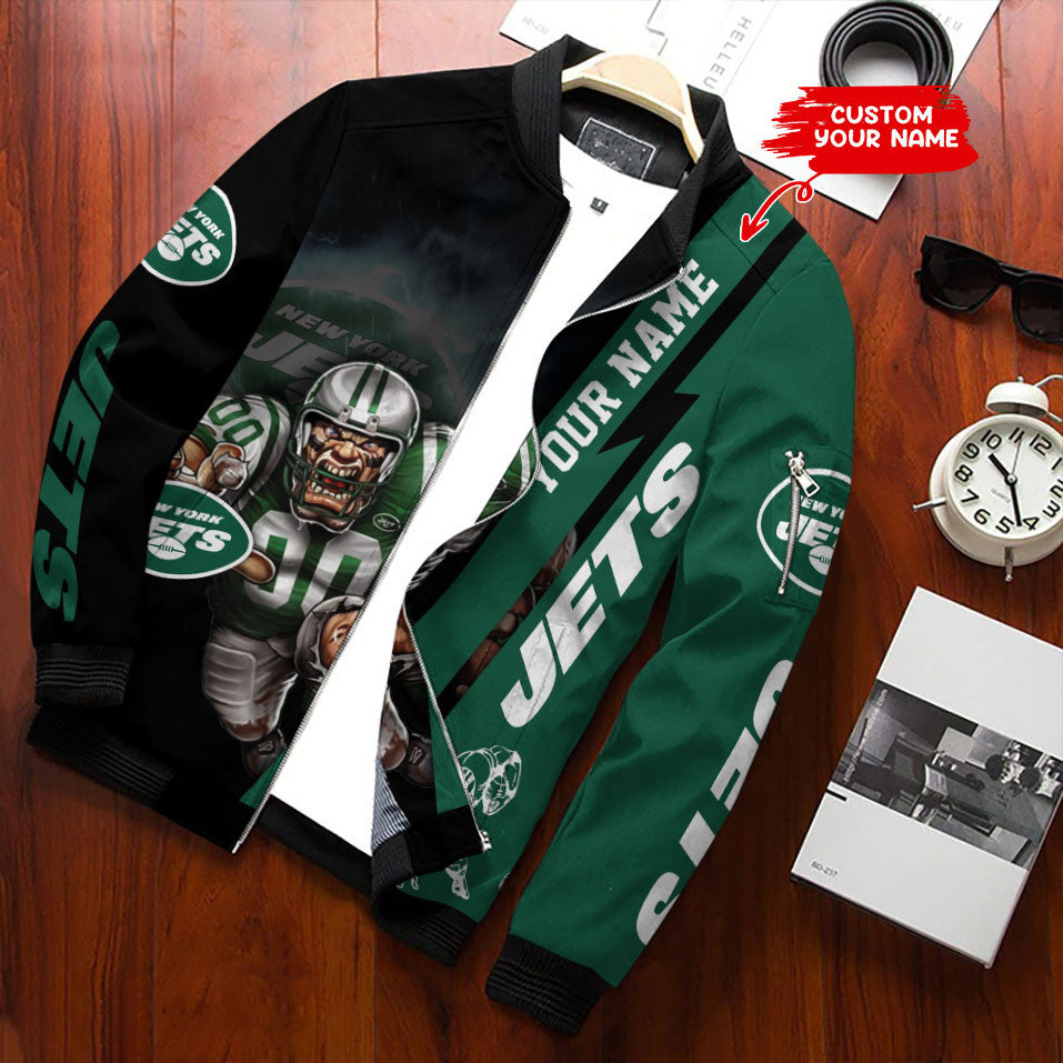 New York Jets Personalized Bomber Jacket BG535