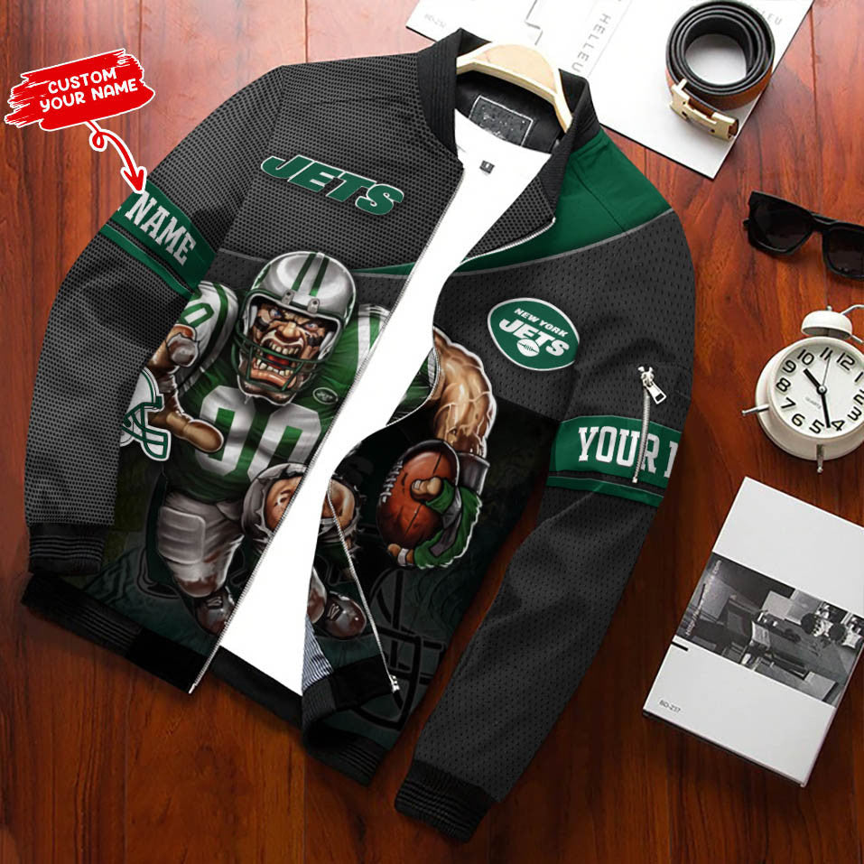 New York Jets Personalized Bomber Jacket BG601