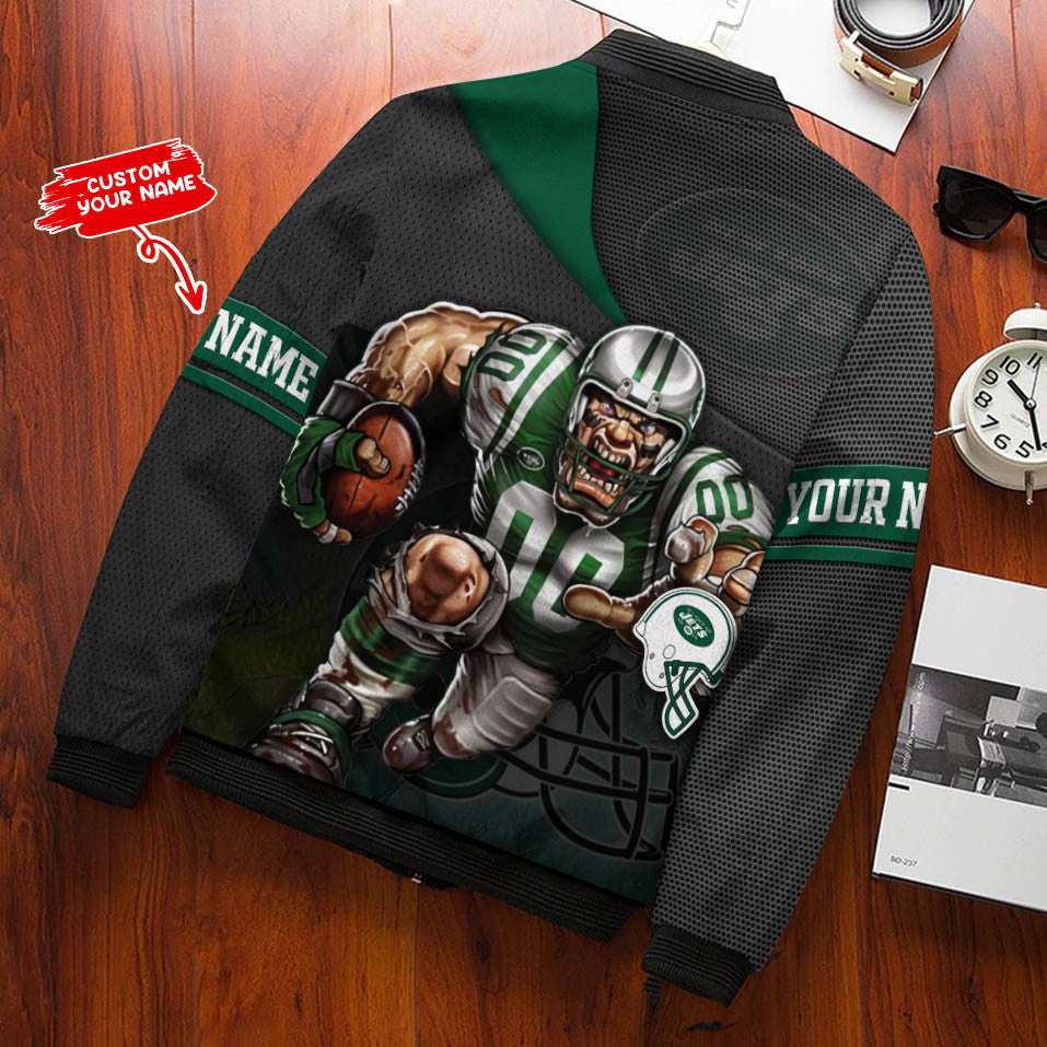New York Jets Personalized Bomber Jacket BG601