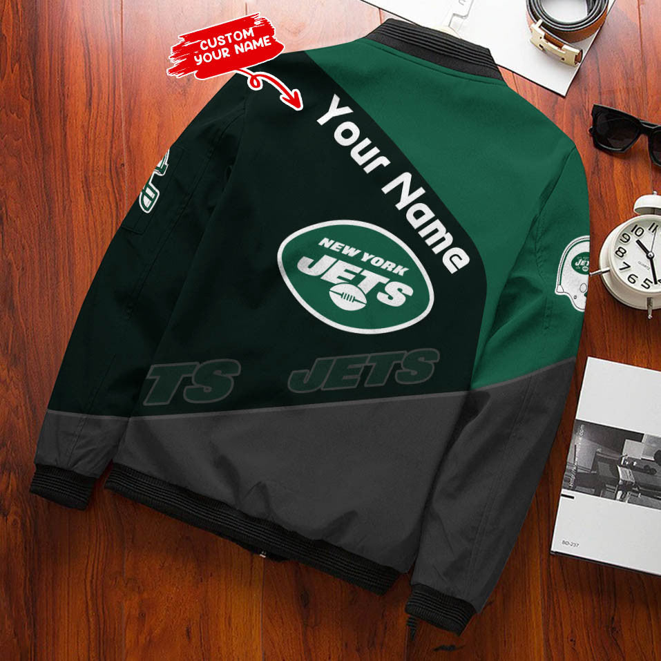 New York Jets Personalized Bomber Jacket BG693