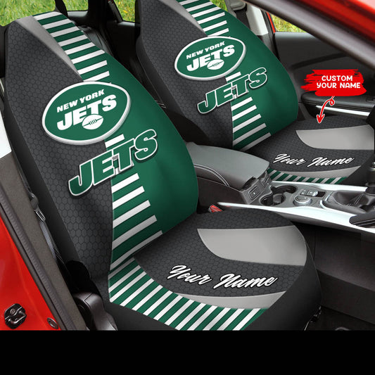 New York Jets Personalized Car Seat Covers BG276