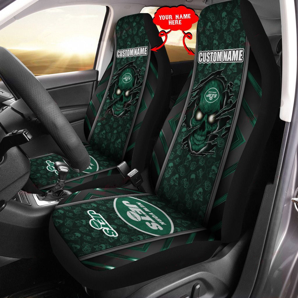 New York Jets Personalized Car Seat Covers BG462
