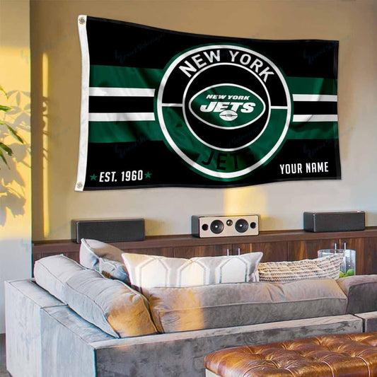 New York Jets Personalized Flag 188