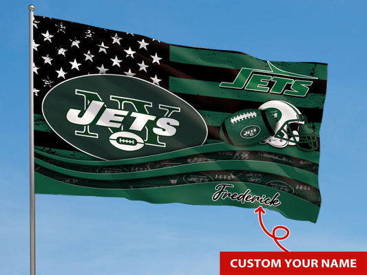 New York Jets Personalized Flag 23