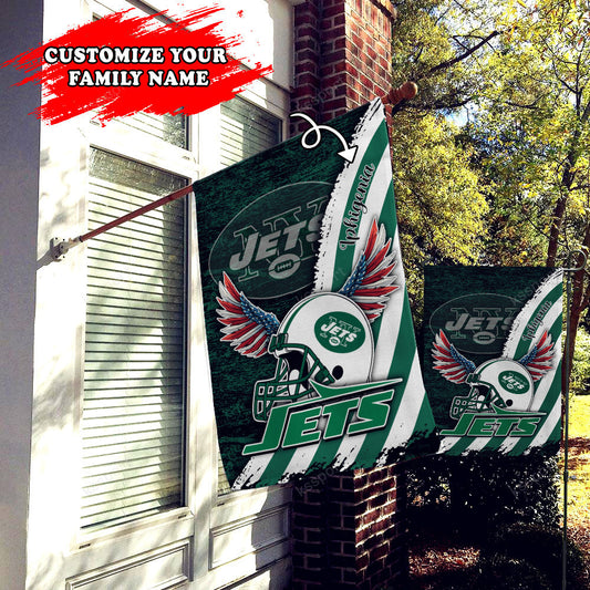 New York Jets Personalized Flag 465